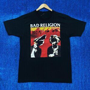 Bad Religion Recipe for Hate Album Cover Art Punk Band Tee L